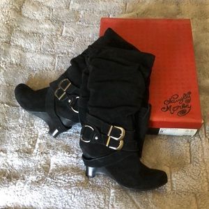 Woman’s Naughty Monkey Knee High Boots